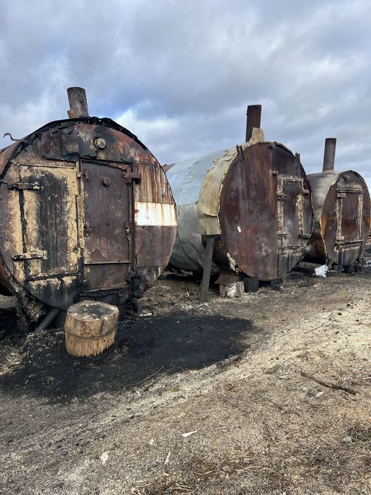 Бочка для випалювання вугілля від 40 000грн+ дві топки  нові