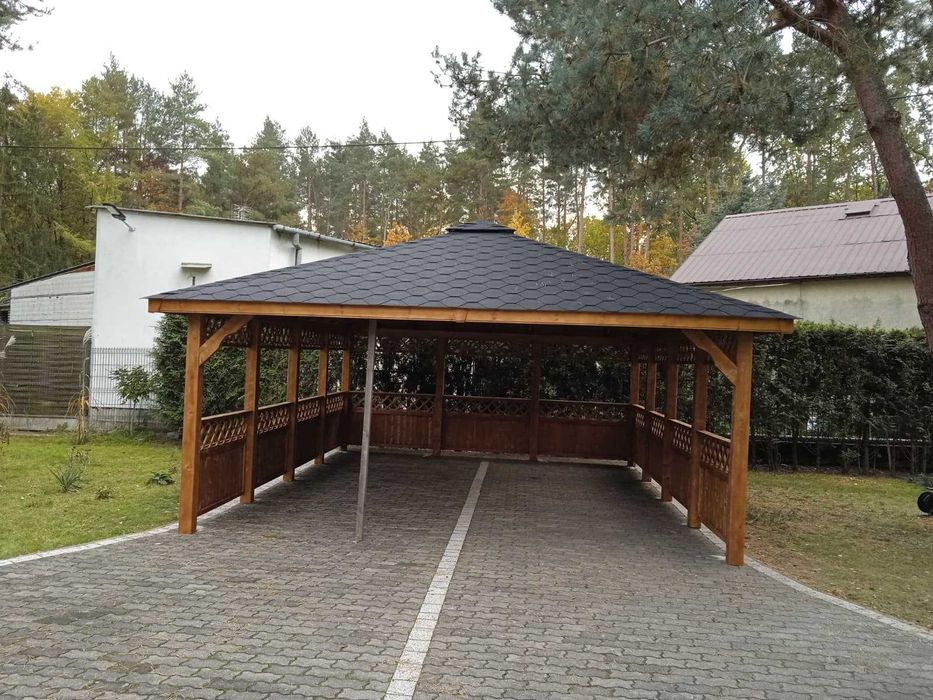 Altana drewniana Walencja 6 x 5. Producent. Szybki montaż