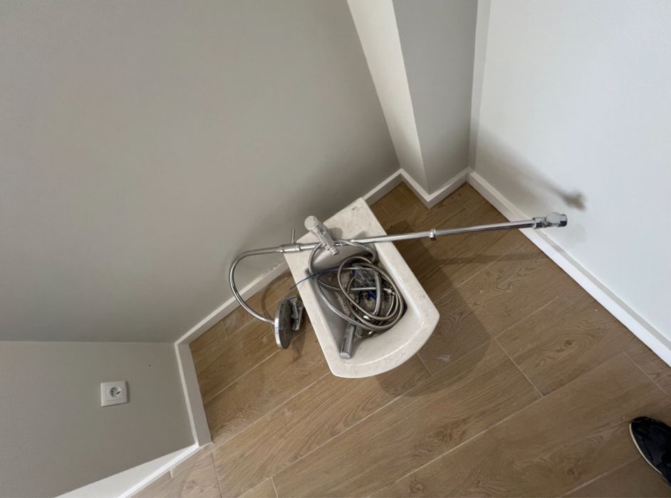 Conjunto Bide rocca hall c/ torneira c/ novo, misturadora Rocca, troca