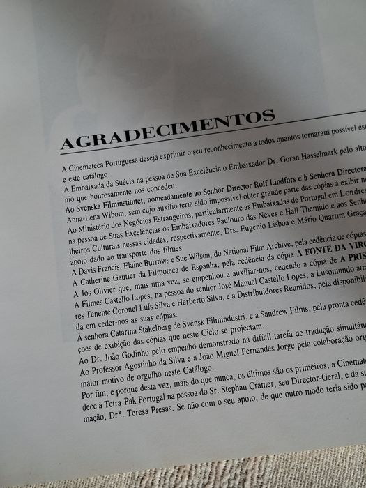 Grande livro álbum sobre o realizador Ingmar Bergman