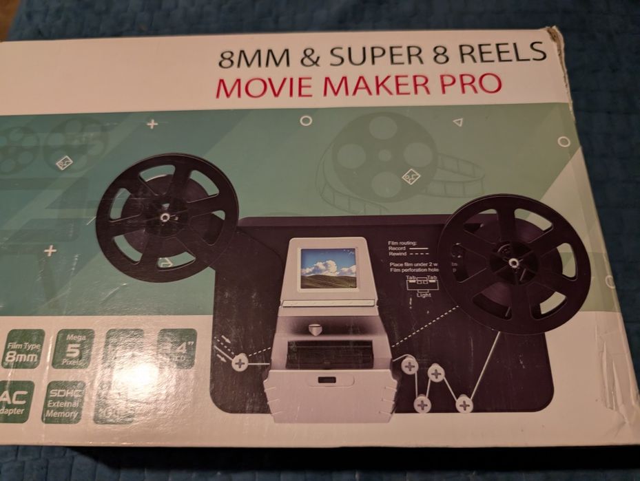 Продам Movie Maker Pro (8mm & Super 8).
Оцифровывает старые плёнки пря