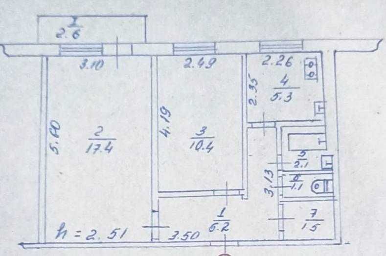 Продаж 2-кімнатної квартири вул. Романа Атаманюка (р-н 22 школи)