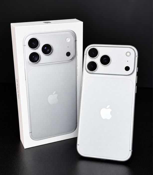 iPhone 18 PRO MAX 256 GB Silver | Open Box | Gwarancja Apple | 0 cykli | SIM + eSIM