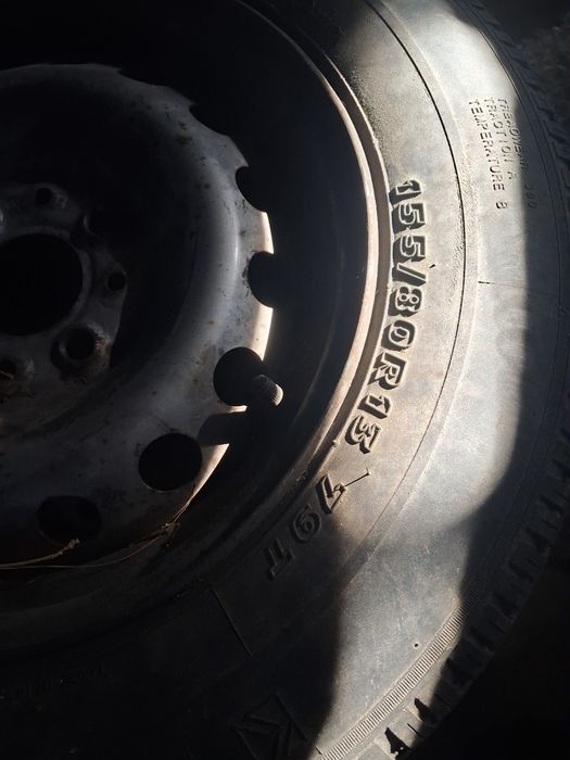 Opony lenie stalowe felgi 4 szt.