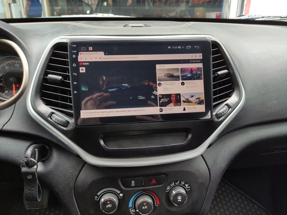 Новая магнитола для Jeep Cherokee 2014-2018 QLED c 4G 8 ядерный.