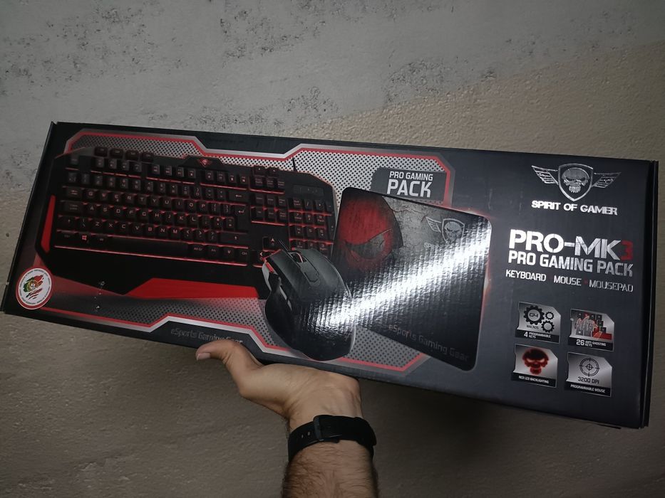 Teclado Spirit Of Gamer Pro-K3 | Rato Spirit Of Gamer Pro-M3
