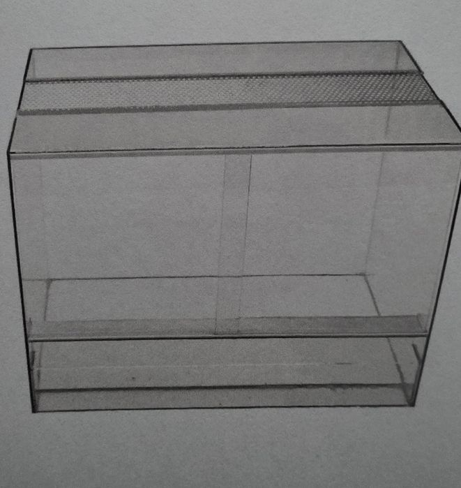 Terrarium szklane 28x28x30
