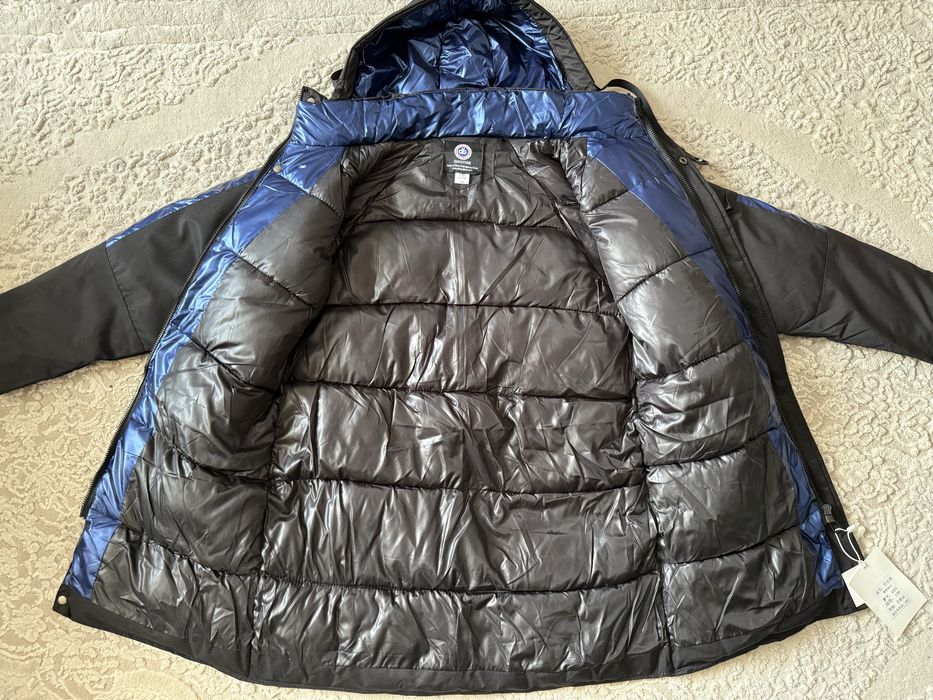 Зимова подовжена куртка пальто для хлопчика 150-180