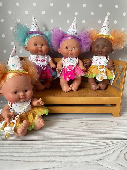 Пупс ванільний на подарунок День народження Нінес Cotton Candy Happy birthday