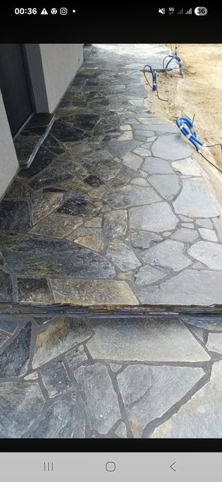 Kamień łupek elewacyjny chodnikowy kostka, wiele rodzaji