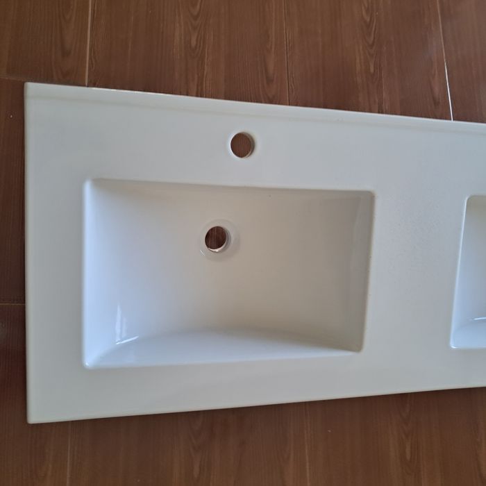 Lavatório duplo cerâmica