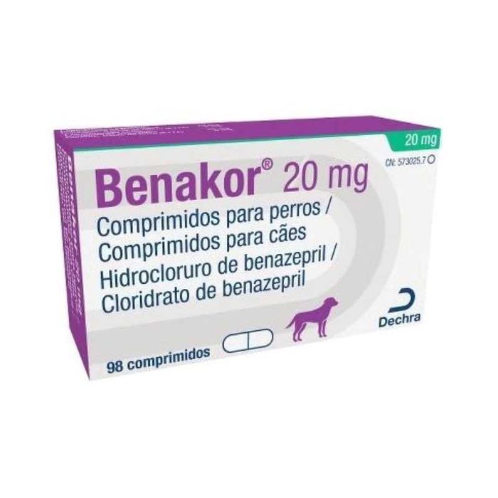 Benakor 20mg comprimidos para cães