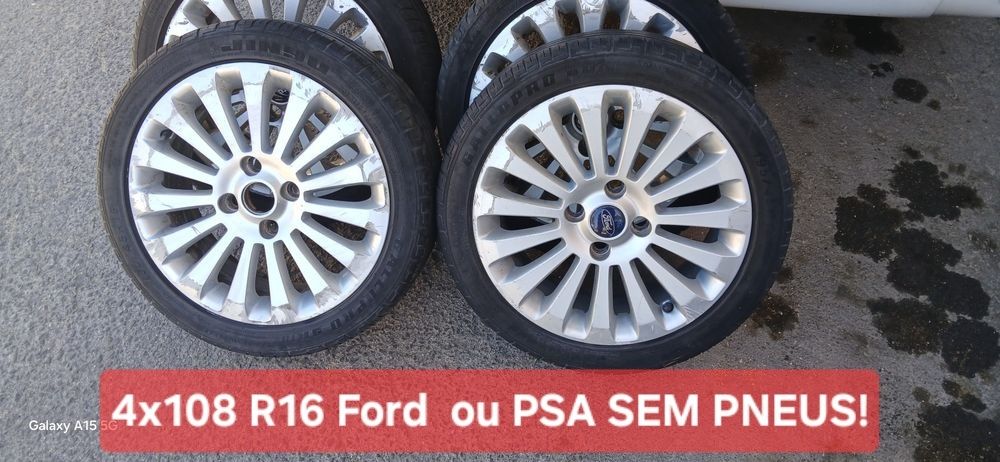 Jantes 15 VW 16 PSA para venda 4x100 e 4x108