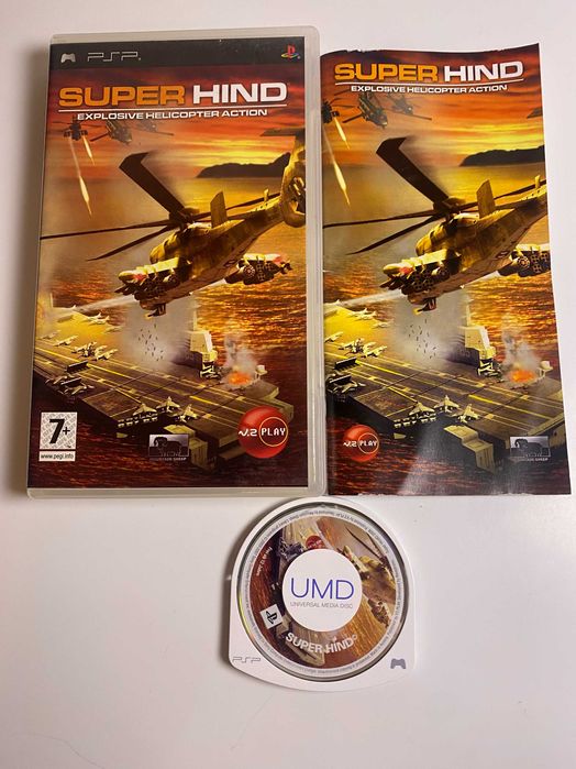Super Hind: Explosive Helicopter PSP Complete Tested PAL Virgin Play