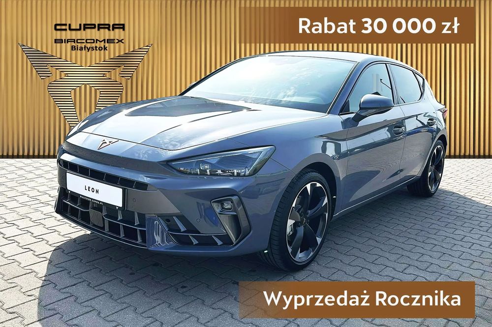 Cupra Leon 1.5 150KM DSG, Pakiet EDGE, Zimowy, Rabat 29 203zł, dostępny "od ręki"