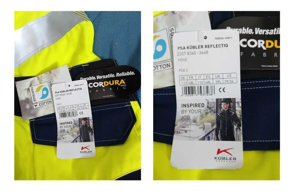 Paul H. Kübler calças para trabalho Tam XXL (132)