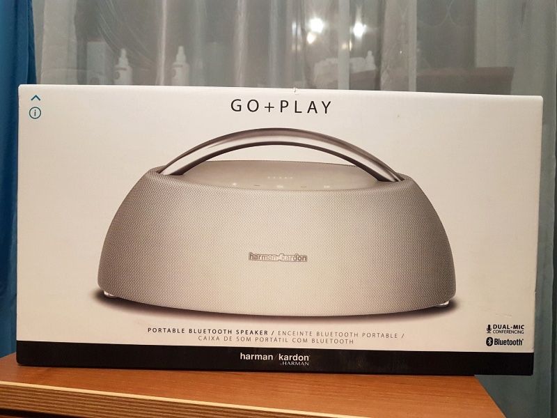 Блютуз  колонка премиум класса HARMAN/KARDON Go play Wireless MINI white