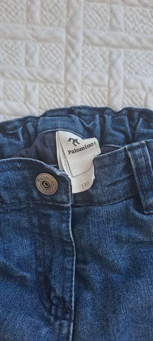 Spodnie jeansy z ociepleniem c&a 110 116