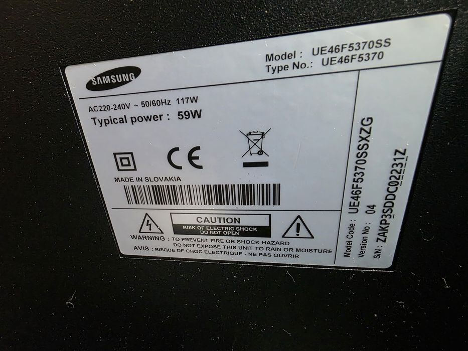 Телевізор  samsung 46"