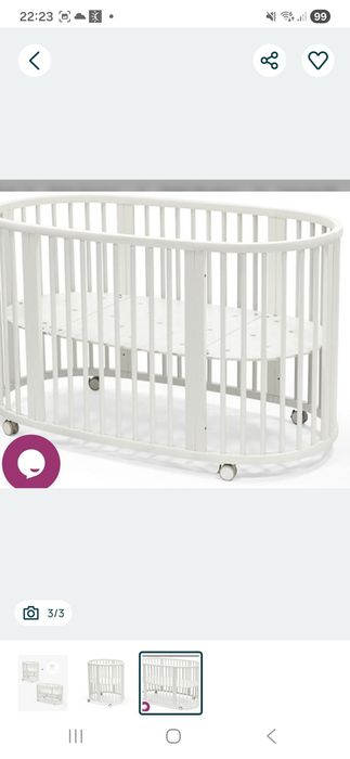 Łóżeczko Stokke sleepi