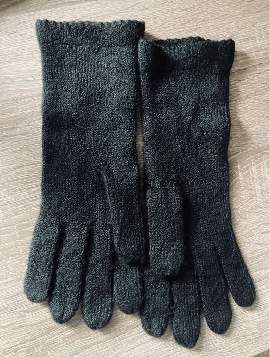Рукавички жіночі Accessorize one size чорні трикотажні рукавиці