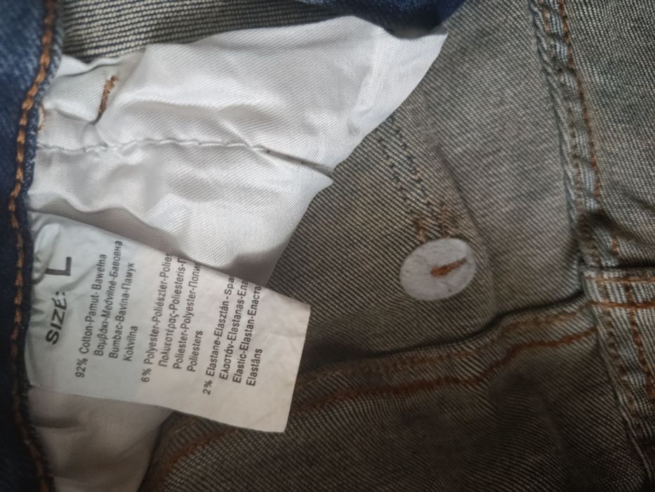 Nowe jeansy damskie M’SARA L niebieskie