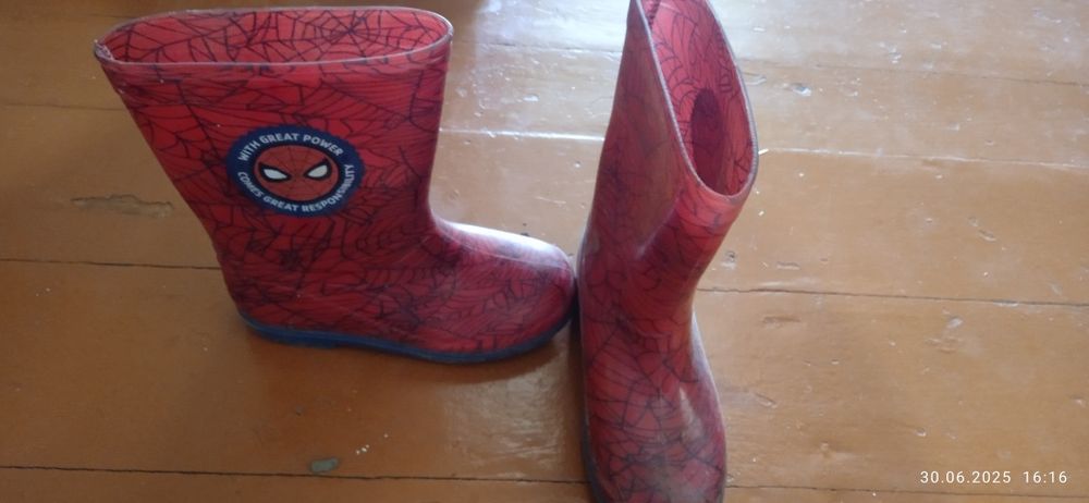 Сапоги резиновые детские