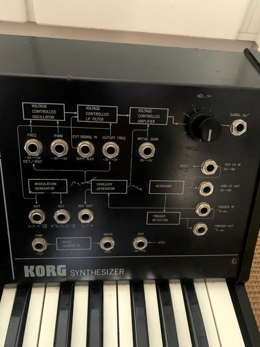 Korg MS-10 Sintetizador / Synth - Vintage 1978 - Teclado