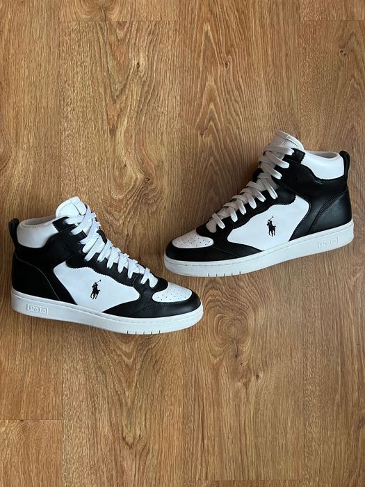 Кроссовки Polo Ralph Lauren Court High-Top Sneaker Оригинал