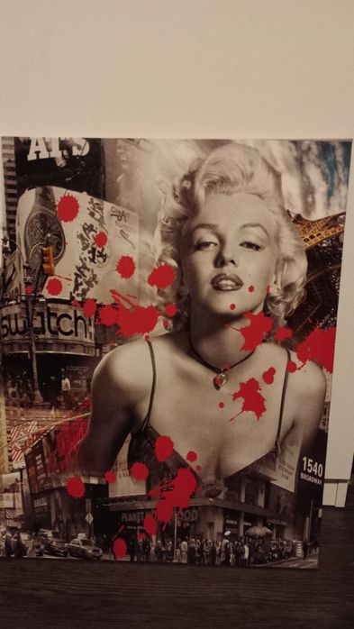 Obraz Marilyn Monroe 50/60 retro stan bardzo dobry