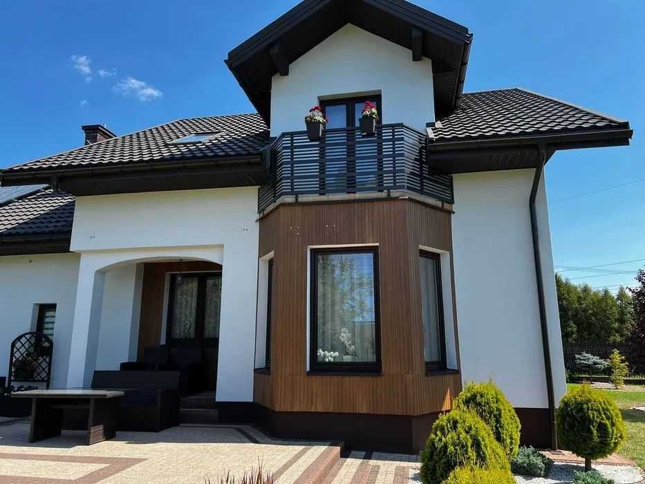 Lamele elewacyjne Tabulo Kosbud pełny system 1m2 Imitacja drewna PCV