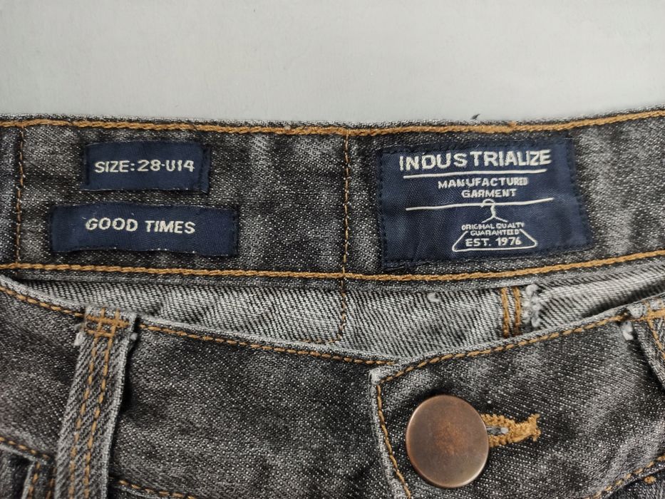 Industrialize jeansowe spodenki ciemny szary 28