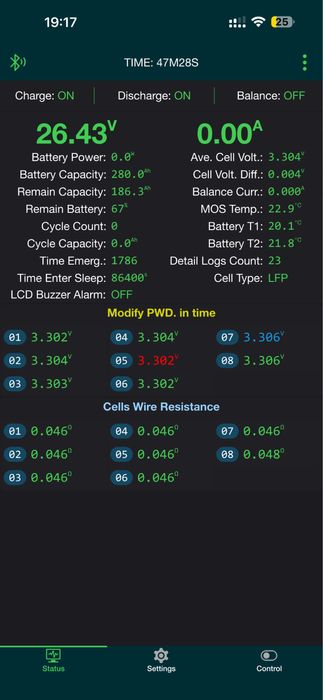Акумулятор Lifepo4 280Ah 24v 7.2kw