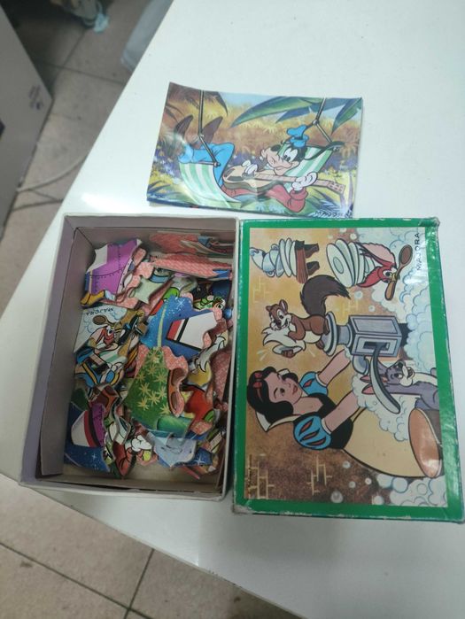 2 Puzzle quebra-cabeças antigos Majora Disney ref.1000/3 e 1000/4