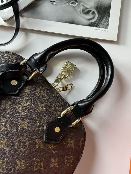 Жіноча сумка louis vuitton alma женская сумка кросбоди клатч луи альма коричневая сумочка
