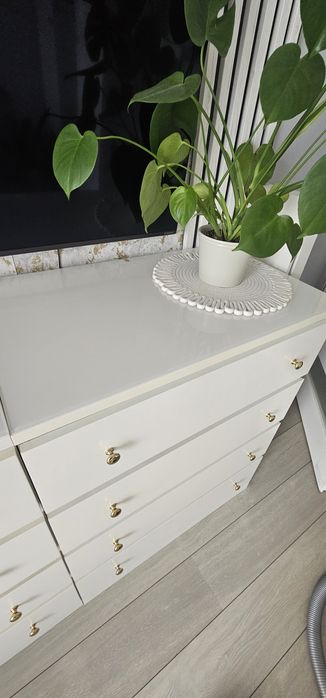 Biała komoda ikea 80x50x110
