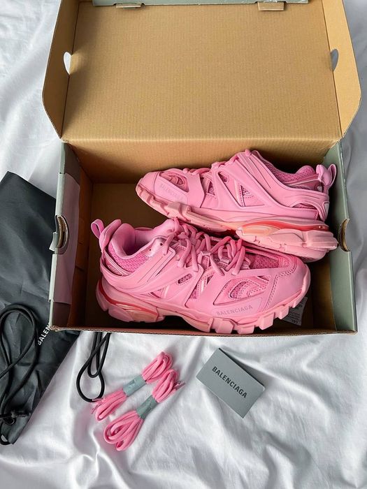 Кросівки Balenciaga Track Trainer Pink / кроси Баленсіага Трек рожеві
