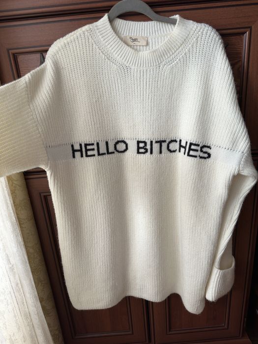 Зимовий вязаний светр