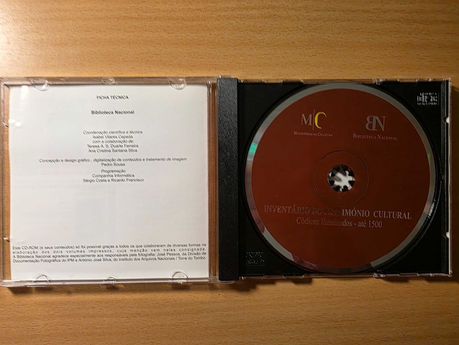 CD-ROM "Inventário do Património Cultural: Códices Iluminados"