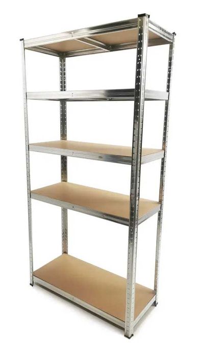 Гаражний стелаж металевий M90060 з 5 полицями регульовані полиці 180см