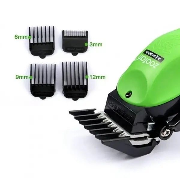 Машинка для грумінгу тварин ZooFari DC-38, професійна та має 4 насадки