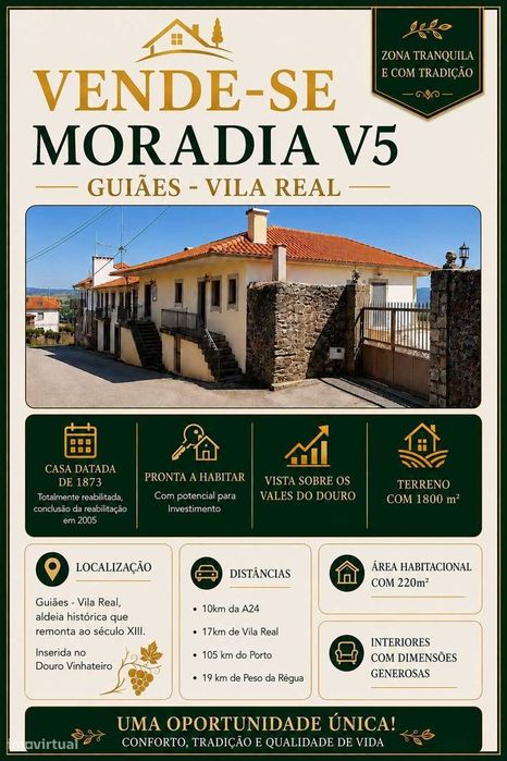 Moradia V5 - Guiães, Vila Real