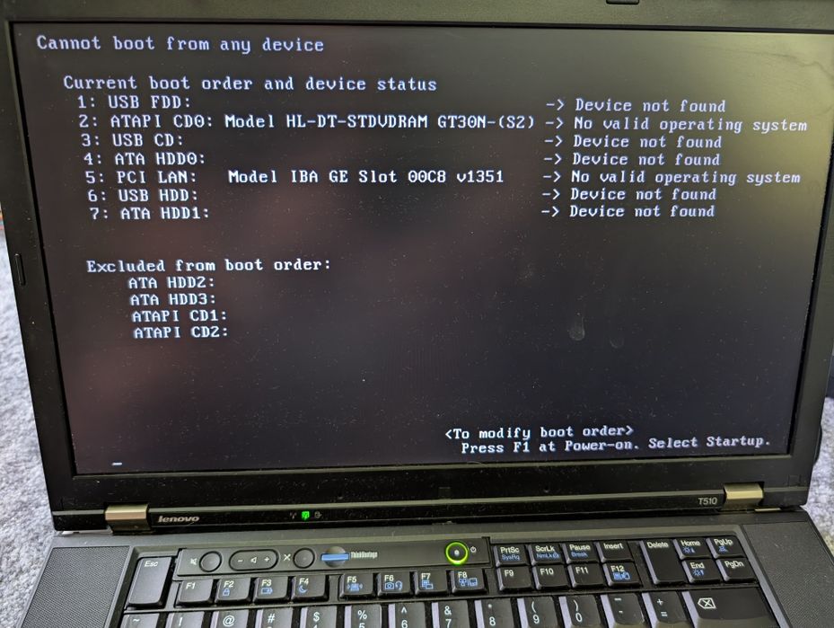 Lenovo t510 thinkpad
