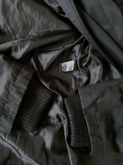 Czarna minimalistyczna parka, z bawełną, george, rL/M oversize