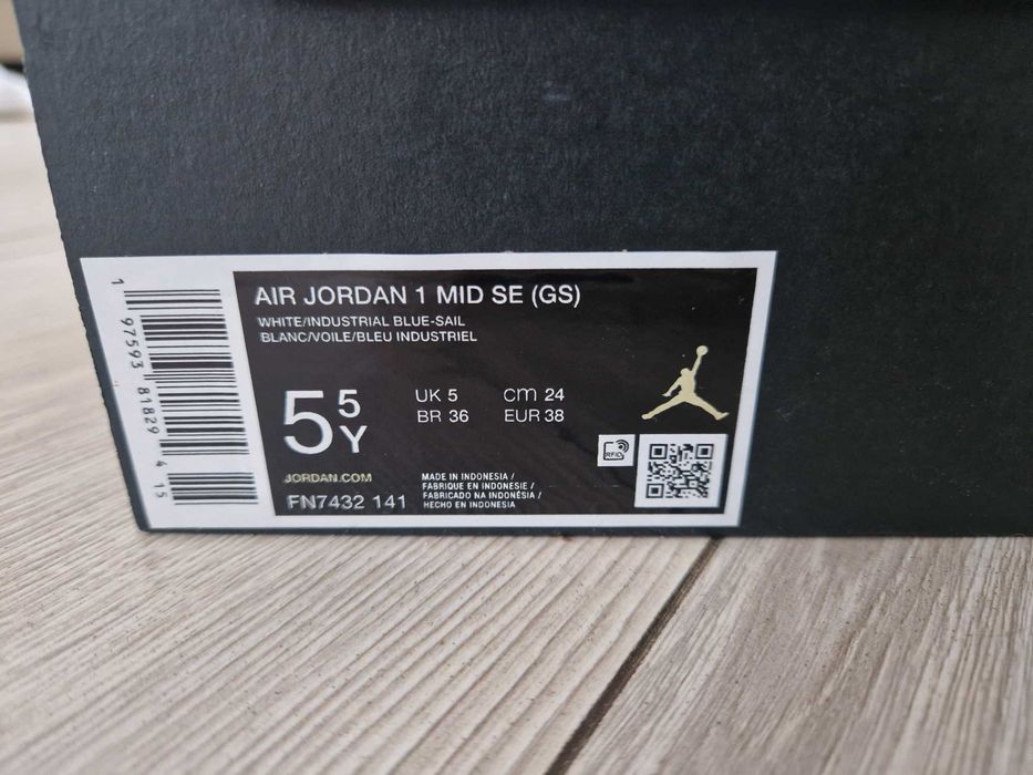 Buty Nike Air Jordan 1 Mid na gwarancji