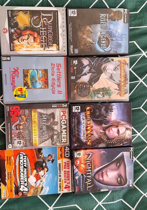 Stare gry CD/DVD na komputer PC