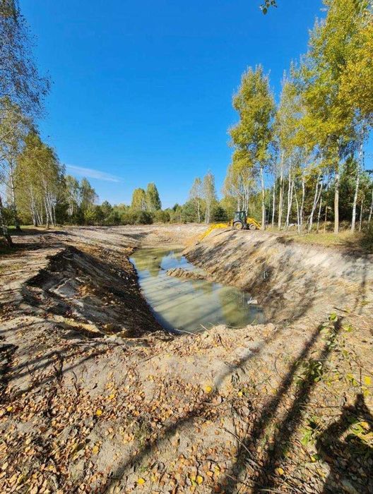 Копання копанок ставків озер ,поглиблення ,чистка від мулу