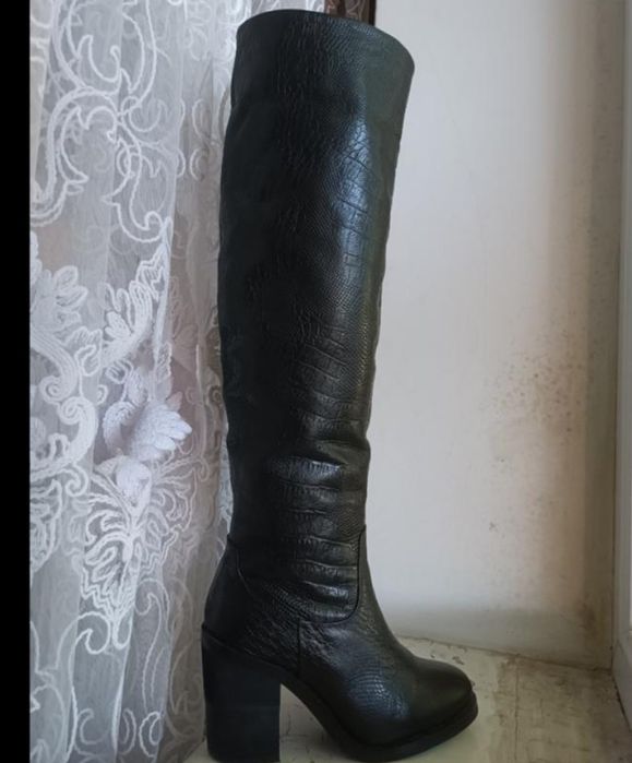 Vito talini ботфорти сапоги жіночі шкіряні 37.5-38