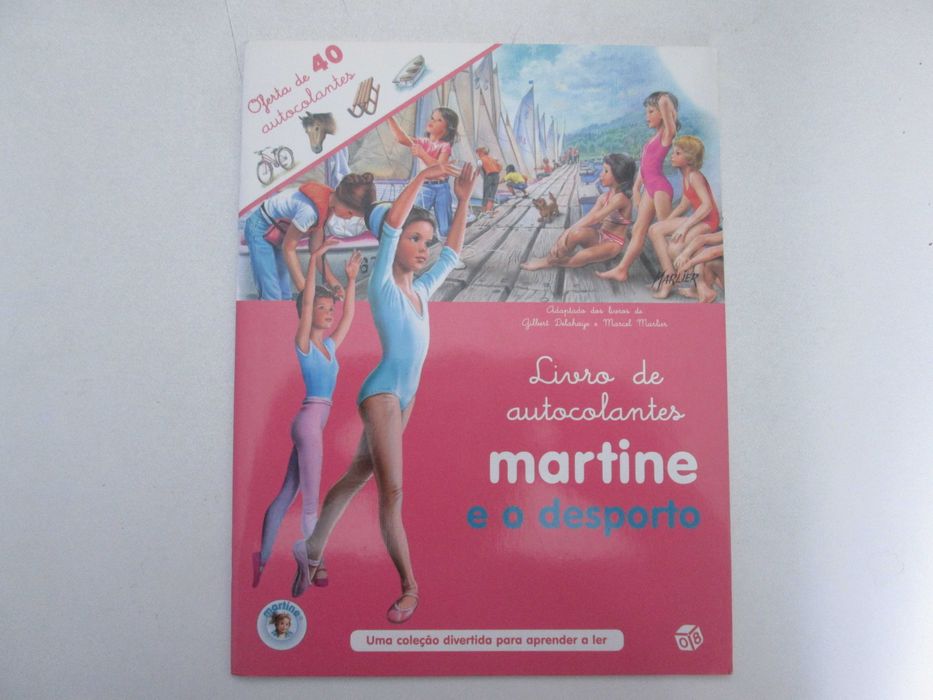 Livro de autocolantes- Martine e o desporto