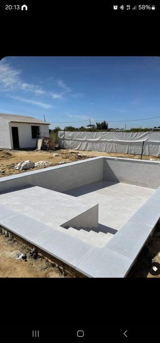 serviços de construção civil e piscinas